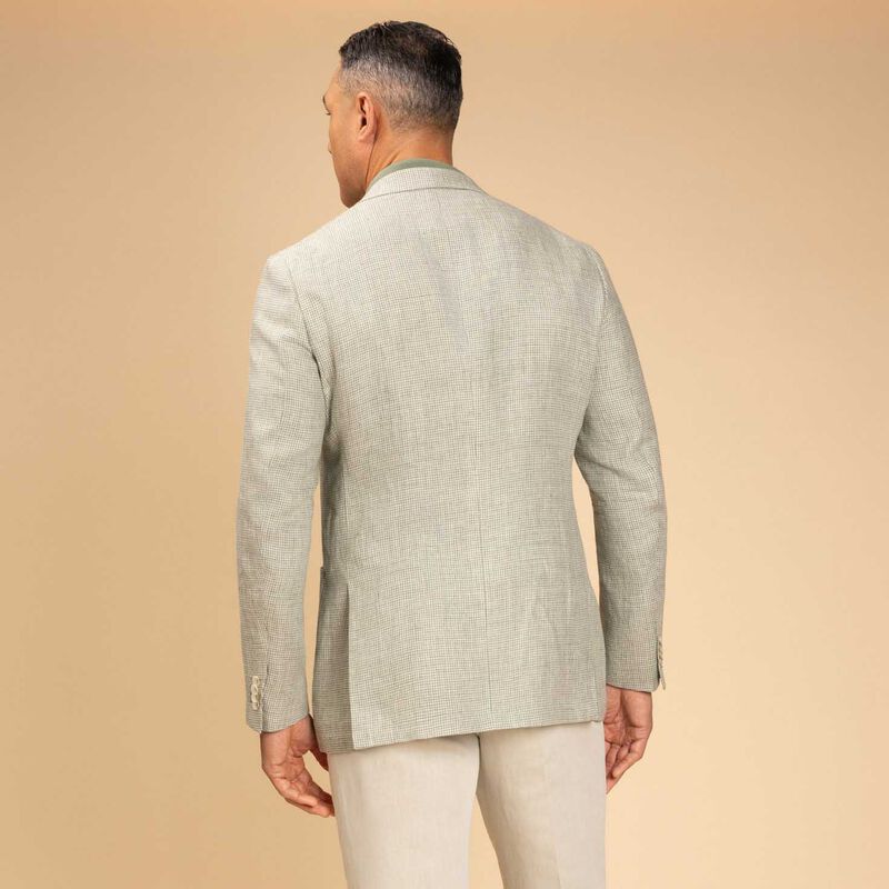 Rembrandt Malta Pistachio Green Houndstooth Blazer image number 1